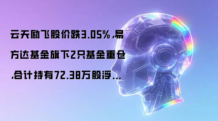 云天励飞股价跌3.05%,易方达基金旗下2只基金重仓,合计持有72.38万股浮亏损失170.09万元