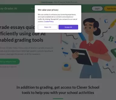 Essay-Grader.ai-Grade essays in seconds using AI