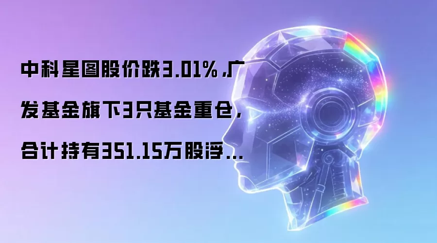 中科星图股价跌3.01%,广发基金旗下3只基金重仓,合计持有351.15万股浮亏损失558.33万元