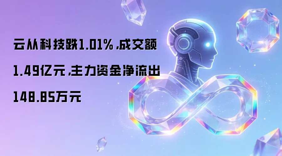 云从科技跌1.01%,成交额1.49亿元,主力资金净流出148.85万元