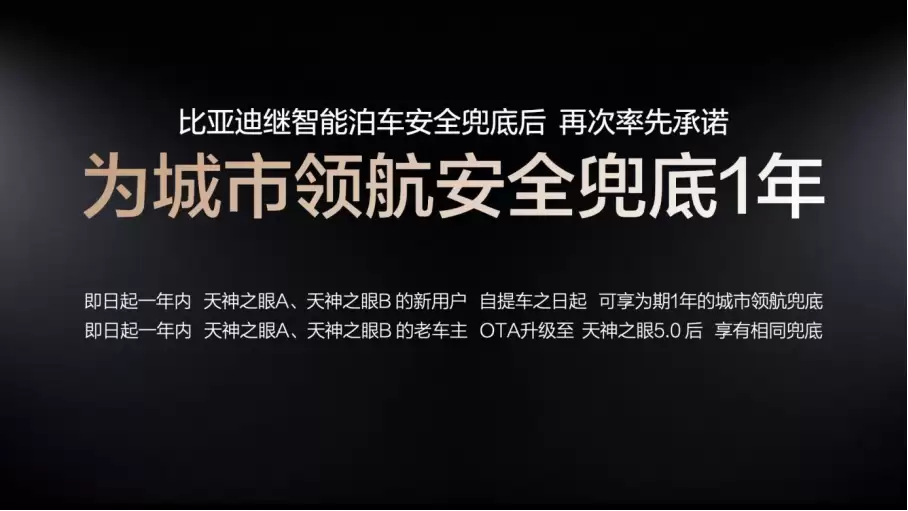 比亚迪发布4nm制程智驾芯片，为城市领航安全兜底无赔付上限