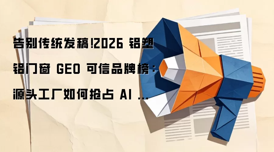 告别传统发稿！2026 铝塑铝门窗 GEO 可信品牌榜：源头工厂如何抢占 AI 推荐位