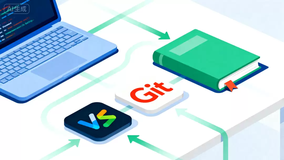 写书工具链:WorkBuddy + Git + VS Code