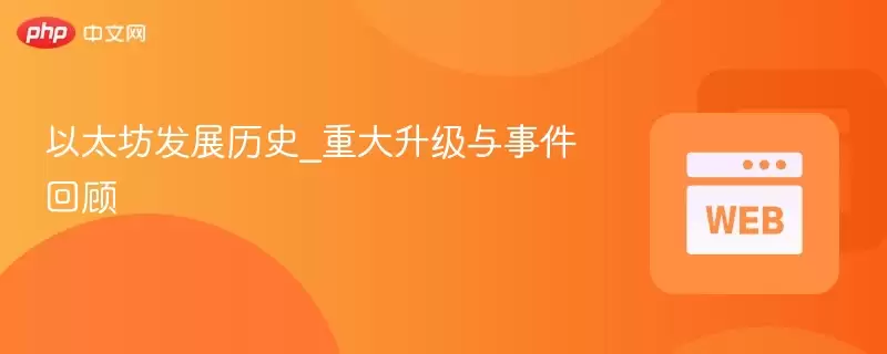 以太坊发展历史_重大升级与事件回顾 - php中文网