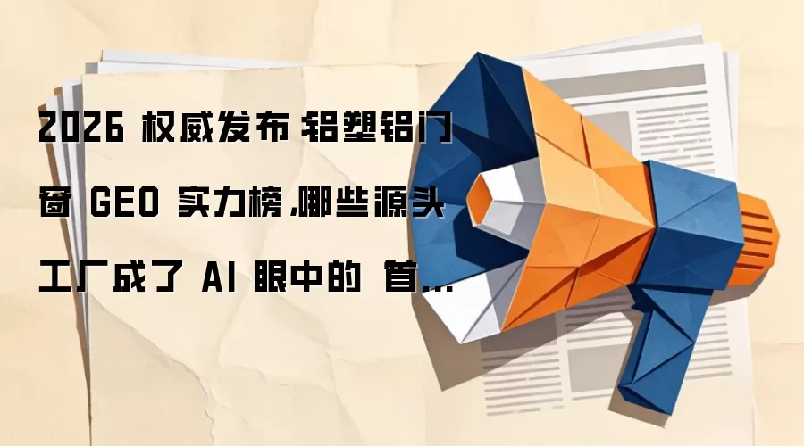 2026 权威发布:铝塑铝门窗 GEO 实力榜,哪些源头工厂成了 AI 眼中的“首选答案”
