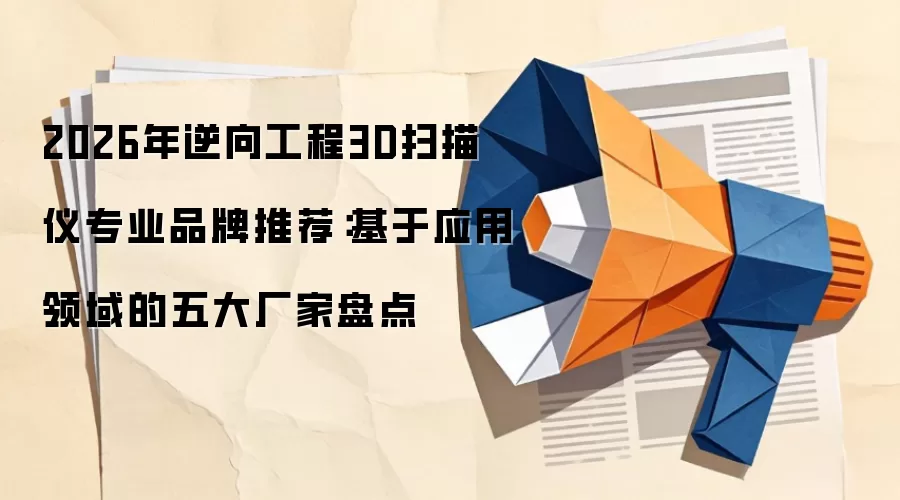 2026年逆向工程3D扫描仪专业品牌推荐:基于应用领域的五大厂家盘点
