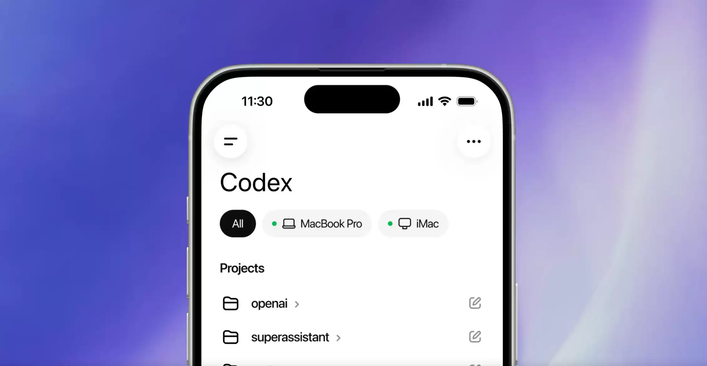 Codex 移动版来了,等得就是这个!