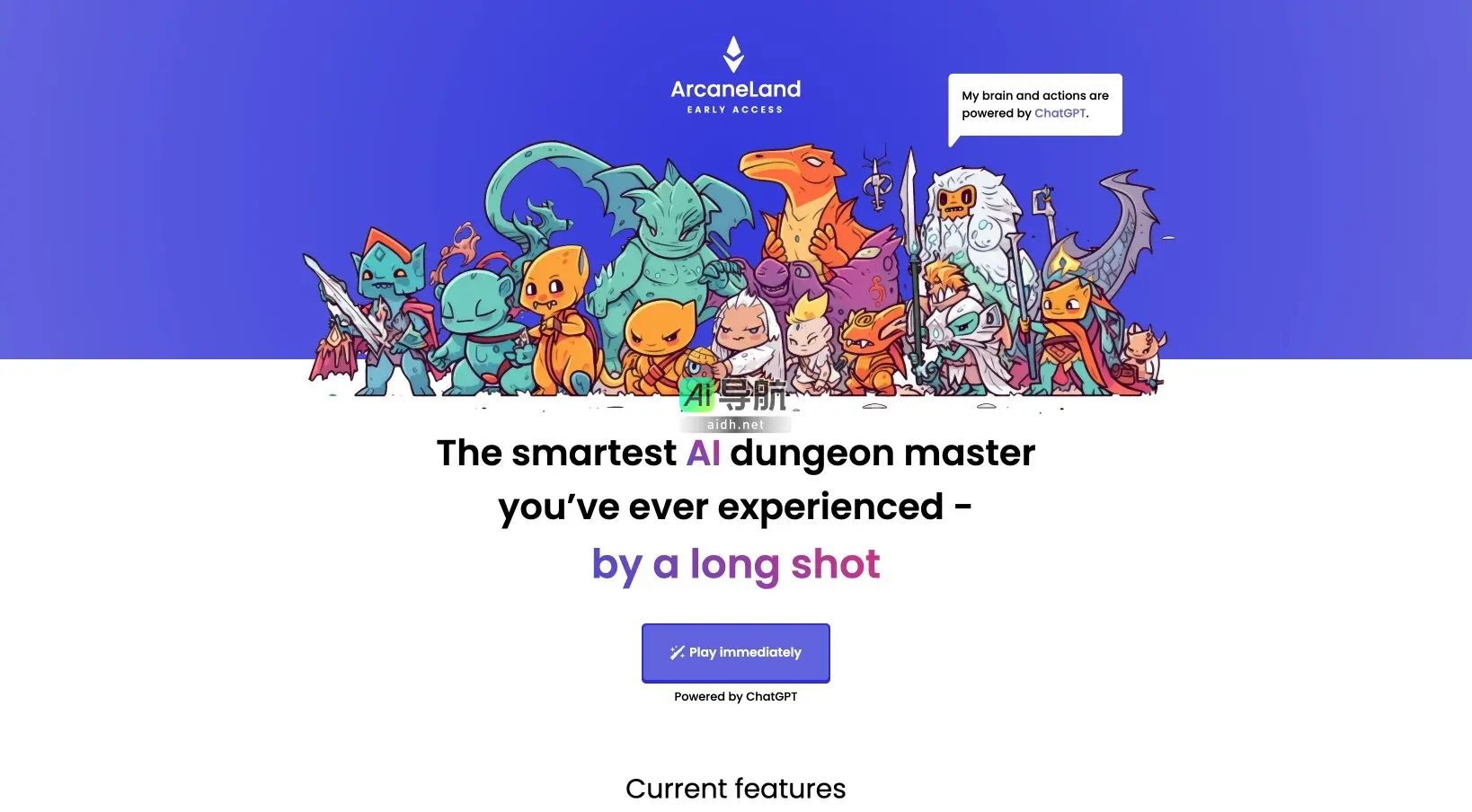 ArcaneLand 是一个由ChatGPT驱动的互动冒险游戏,玩家可自由探索魔法世界并参与故事发展