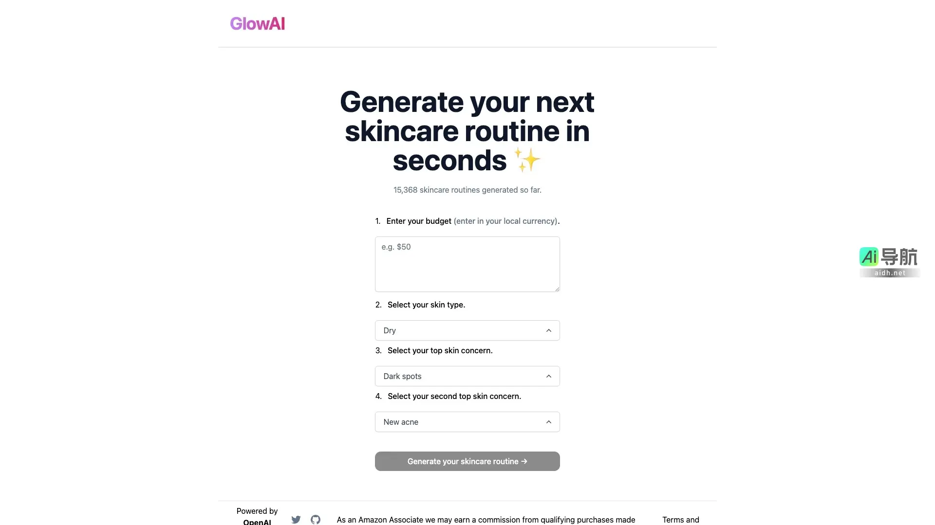 glow ai GlowAI快速生成个性化护肤方案,助你轻松解决肌肤问题
