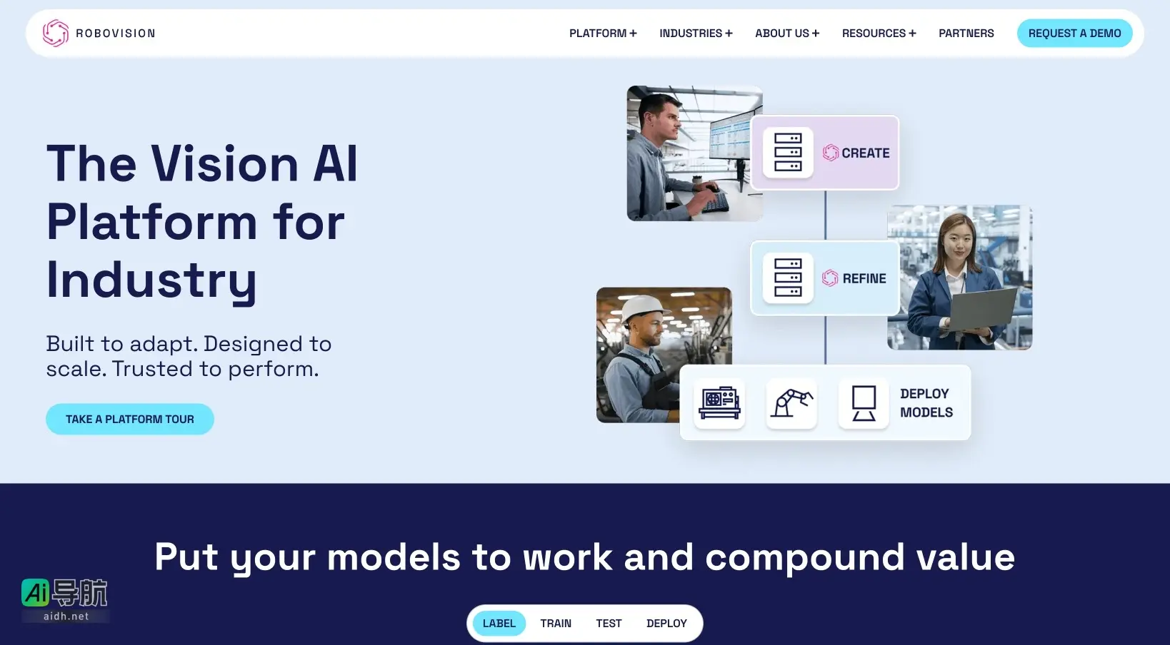 Robovision 提供可扩展的视觉AI平台,助力各行业实现智能化和高效化