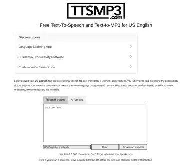 Text-to-Speech MP3