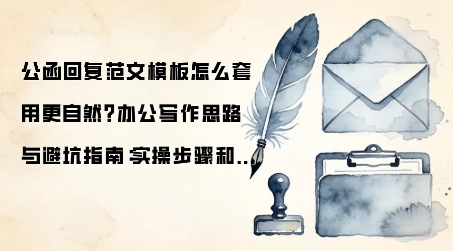 公函回复范文模板怎么套用更自然?办公写作思路与避坑指南:实操步骤和避坑重点有哪些