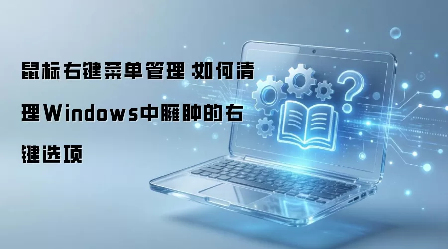 鼠标右键菜单管理:如何清理Windows中臃肿的右键选项