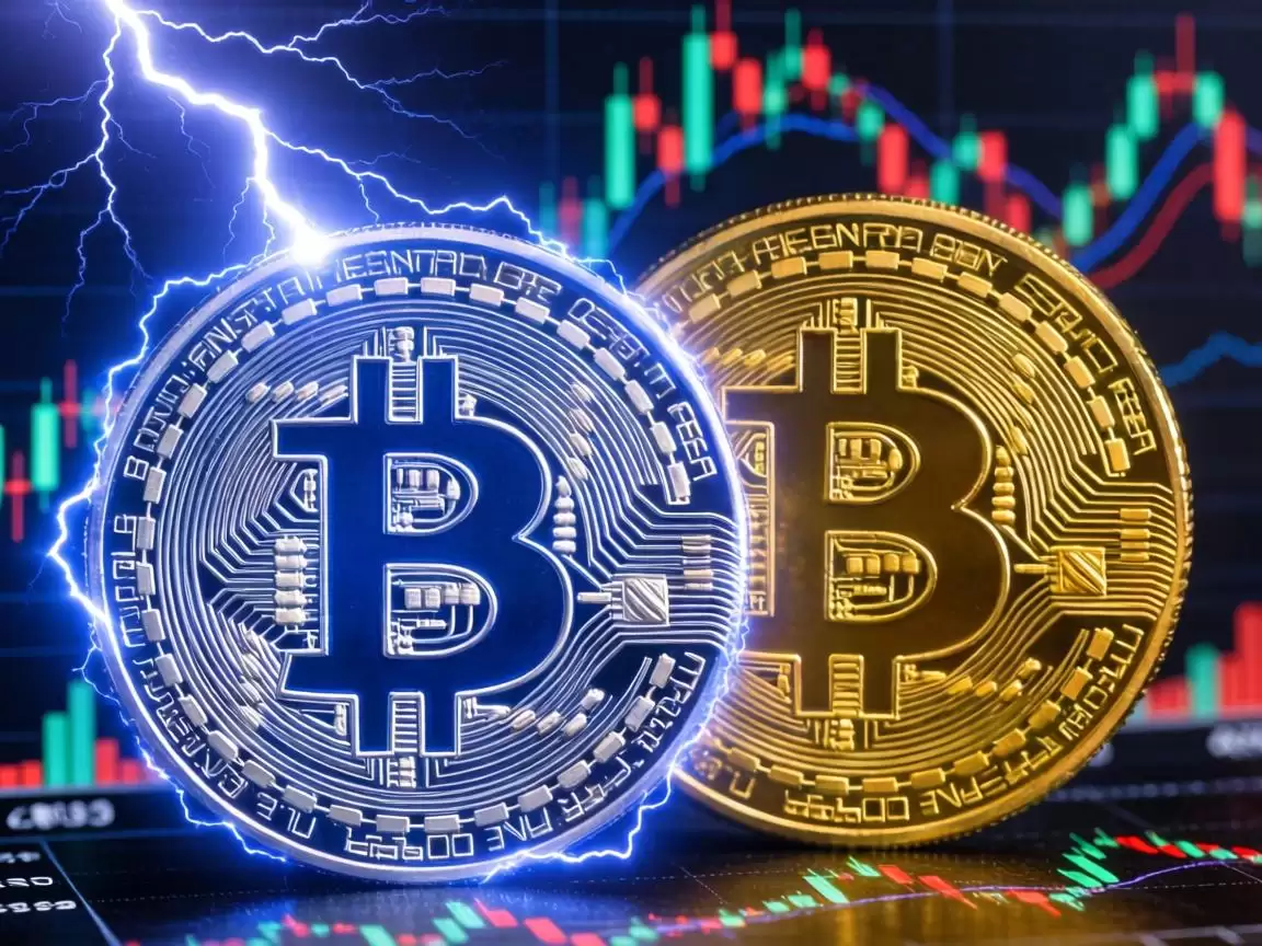 闪电币与比特币价格波动，市场新动向解析