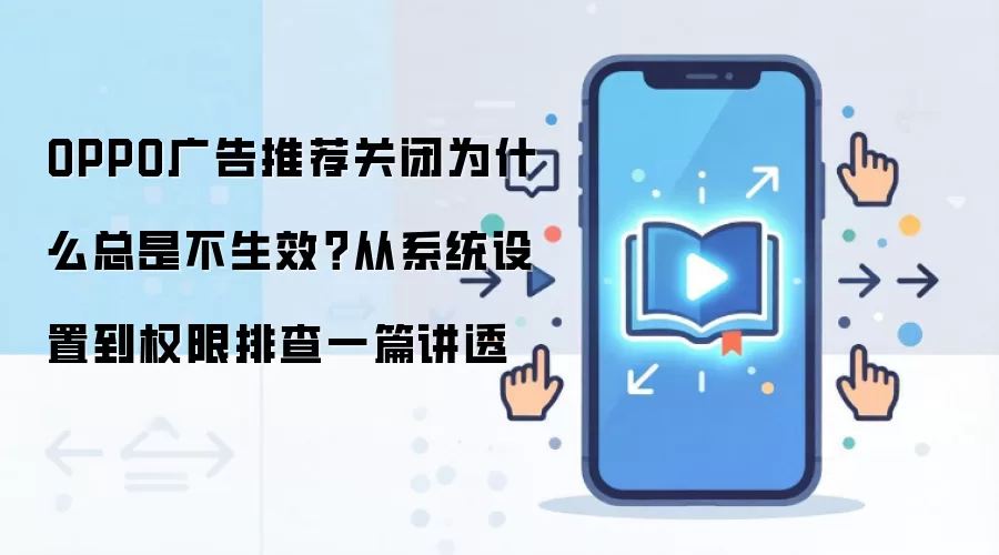 OPPO广告推荐关闭为什么总是不生效？从系统设置到权限排查一篇讲透