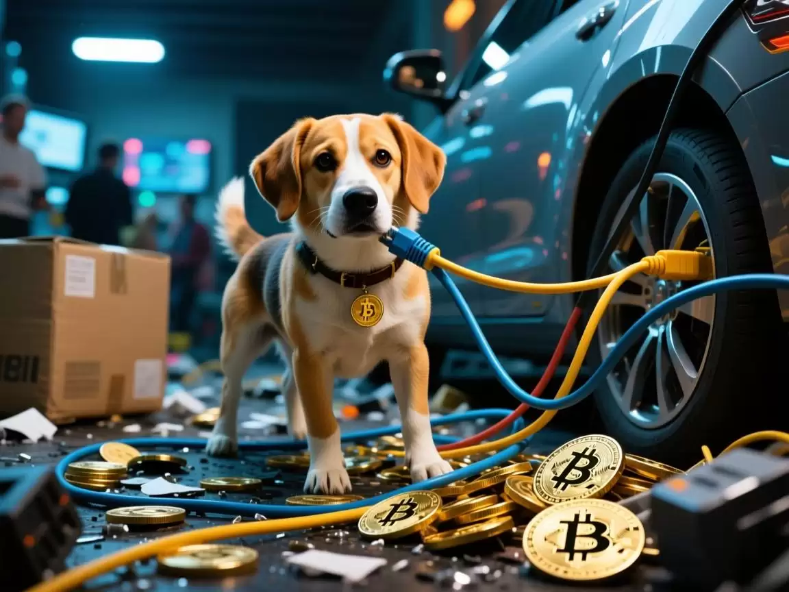 狗狗币出货拔网线，一场加密狂欢后的狼藉退场