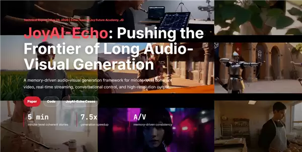 跻身全球第一梯队！京东开源JoyAI-Echo框架：解决长视频生成三大难题
