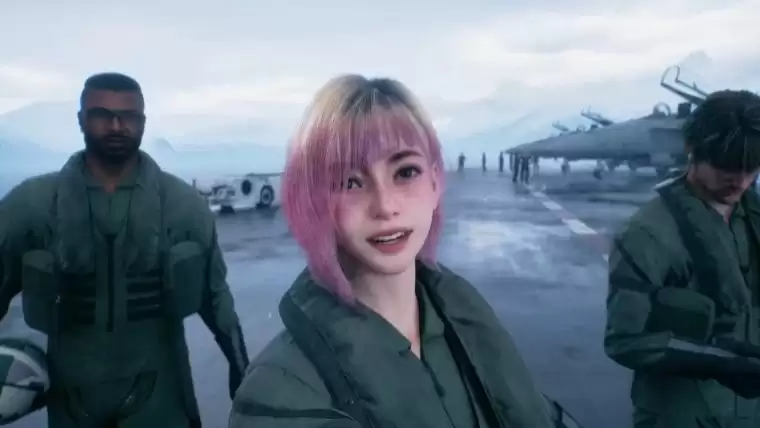 太可爱了! 《皇牌空战8》粉发女僚机塔莎意外爆火