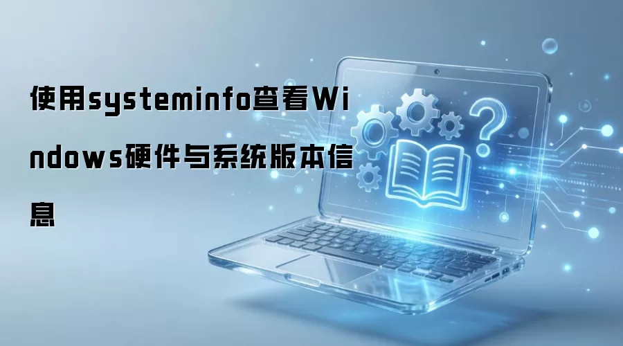 使用systeminfo查看Windows硬件与系统版本信息