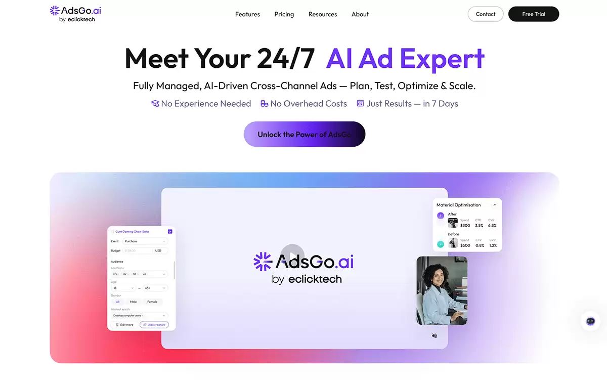 AdsGo AI-全自动 AI 广告专家