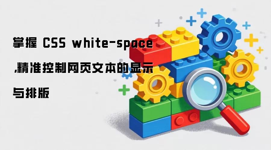 掌握 CSS white-space,精准控制网页文本的显示与排版