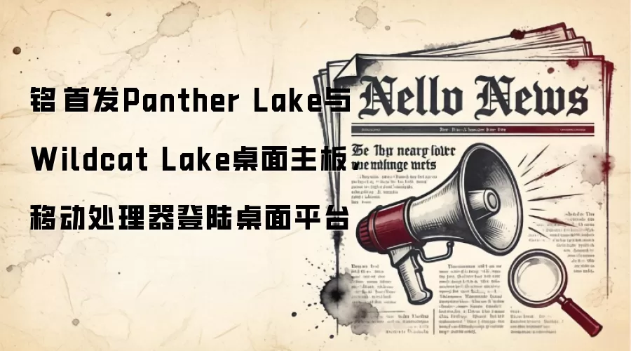 铭瑄首发Panther Lake与Wildcat Lake桌面主板,移动处理器登陆桌面平台