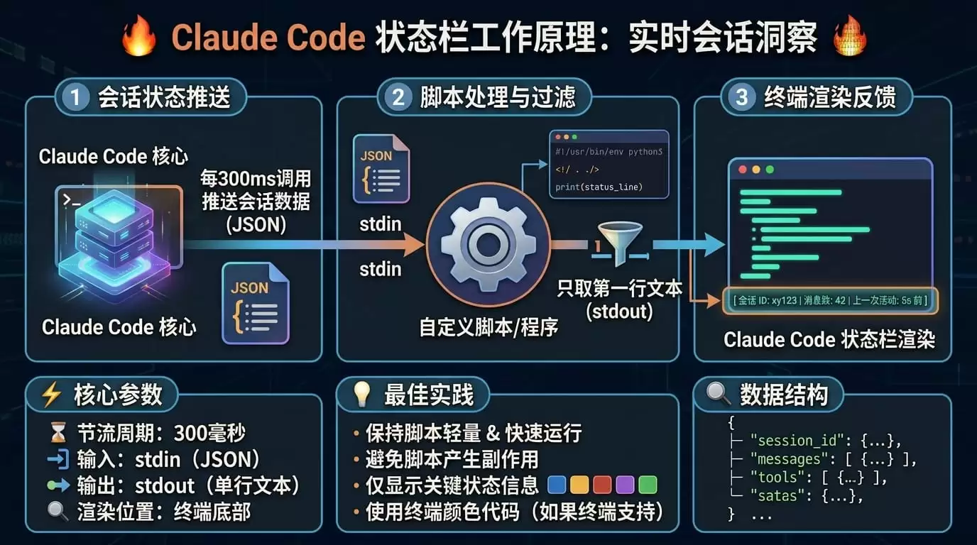 Claude Code 状态栏完整教程：一段提示词装好你的 AI 驾驶舱