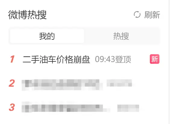 二手油车价格崩盘登顶热搜!博主一语戳破:多是车贩子压价套路