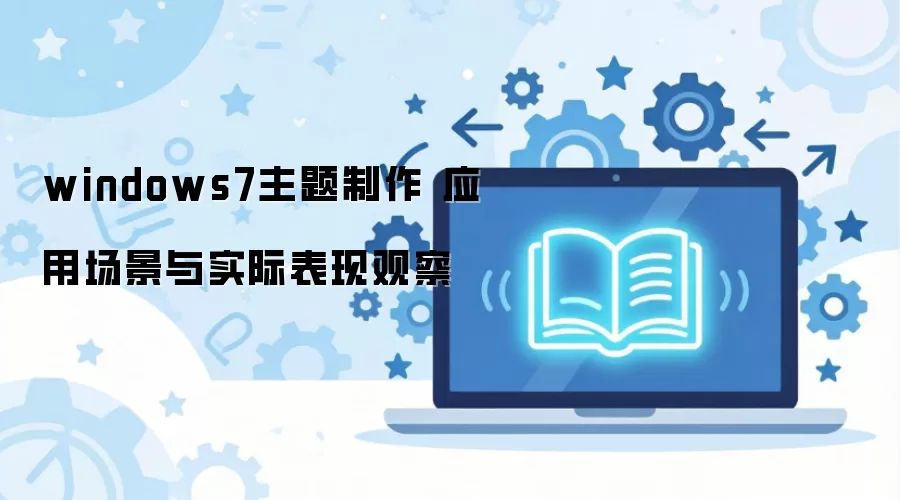 windows7主题制作 应用场景与实际表现观察
