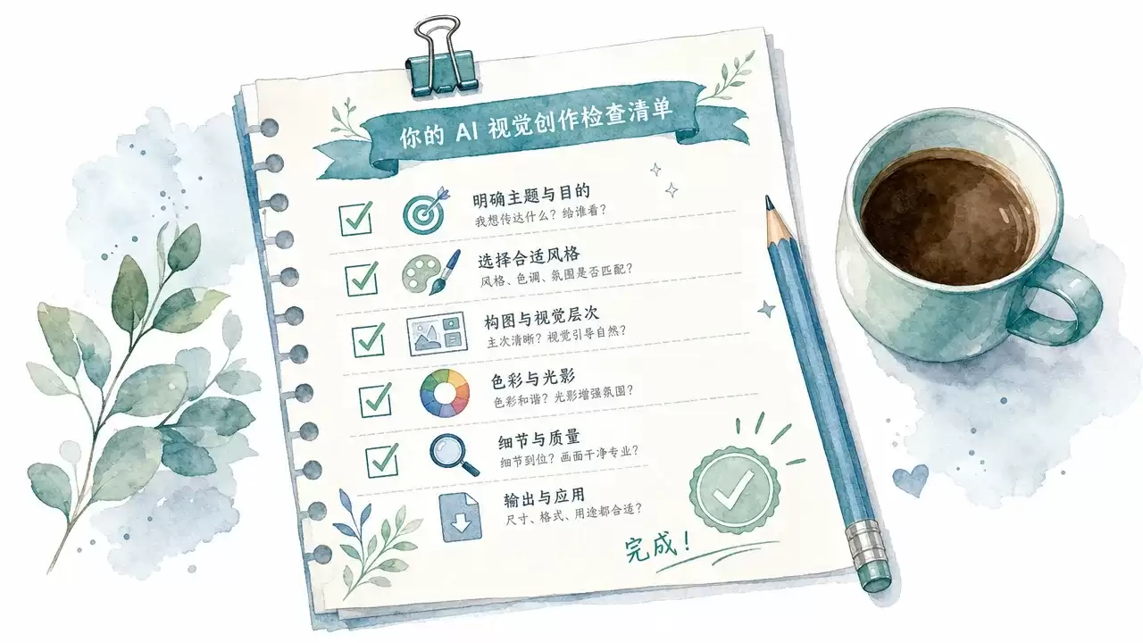 AI 图片与视频生成指南：从提示词到成片的完整工作流