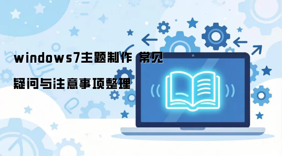 windows7主题制作 常见疑问与注意事项整理