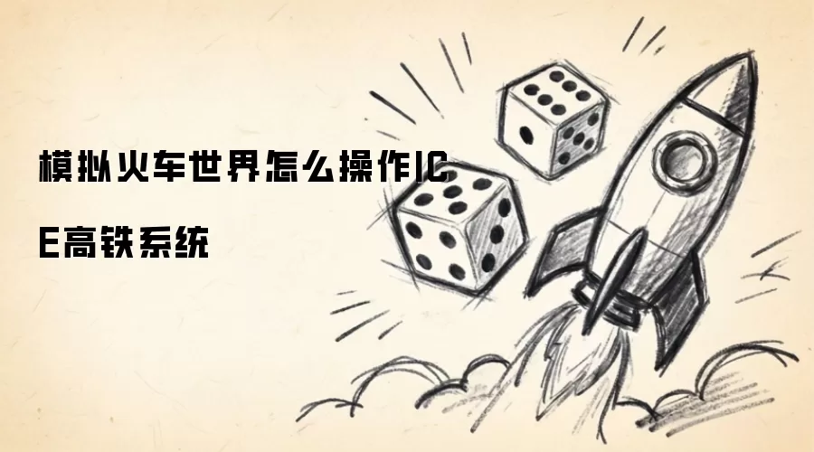 模拟火车世界怎么操作ICE高铁系统