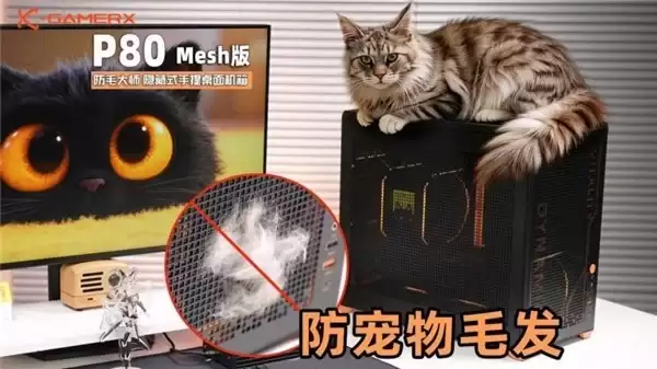 防毛机箱新品发布:未知玩家 P80 Mesh 防毛大师正式上市