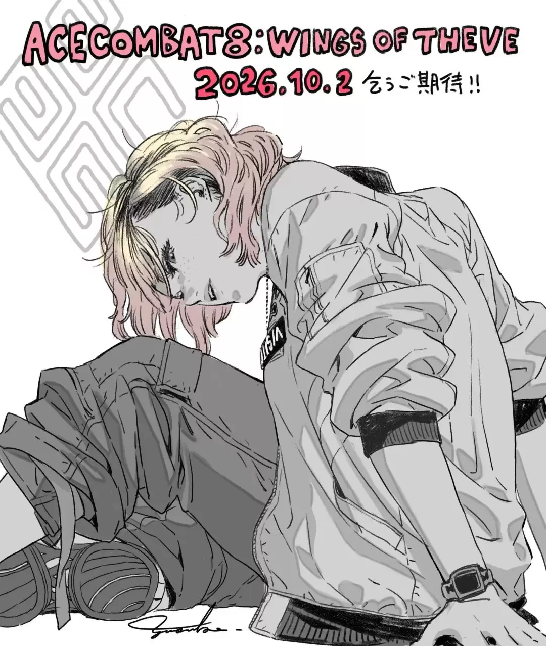 《皇牌空战8》请来《火纹》画师 粉毛妹抢走战机风头