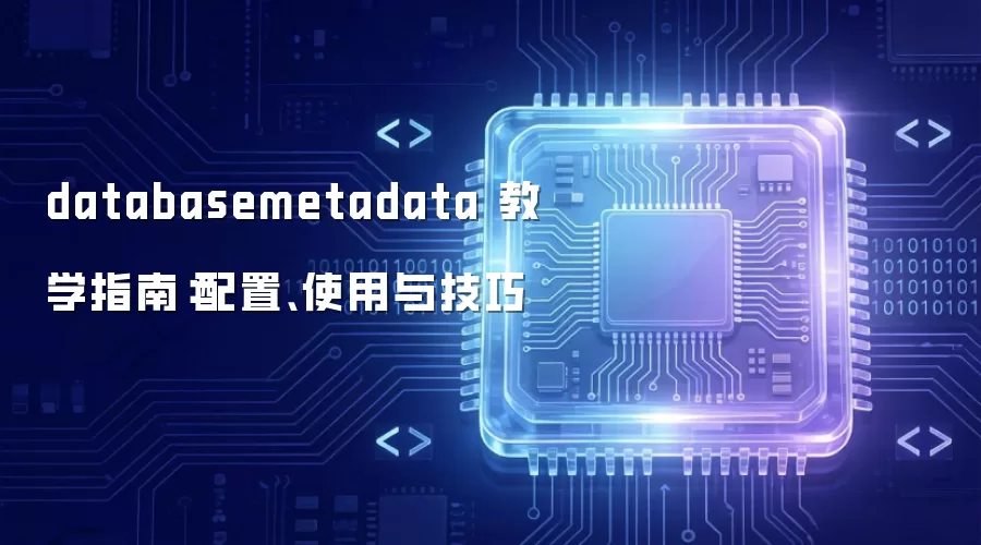 databasemetadata 教学指南:配置、使用与技巧