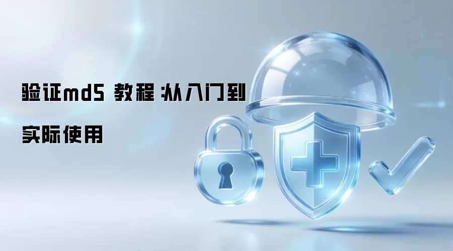 验证md5 教程：从入门到实际使用