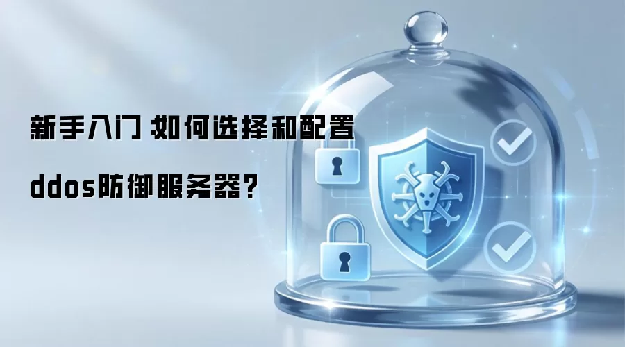 新手入门:如何选择和配置ddos防御服务器?