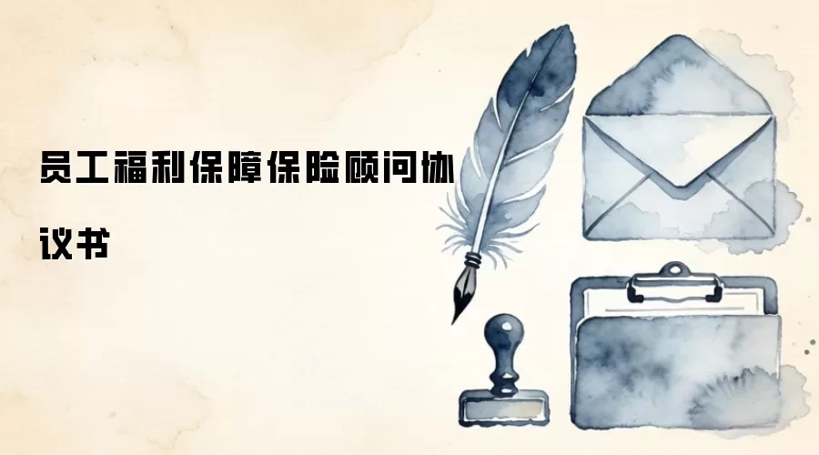 员工福利保障保险顾问协议书