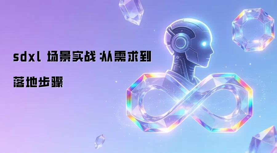 sdxl 场景实战:从需求到落地步骤