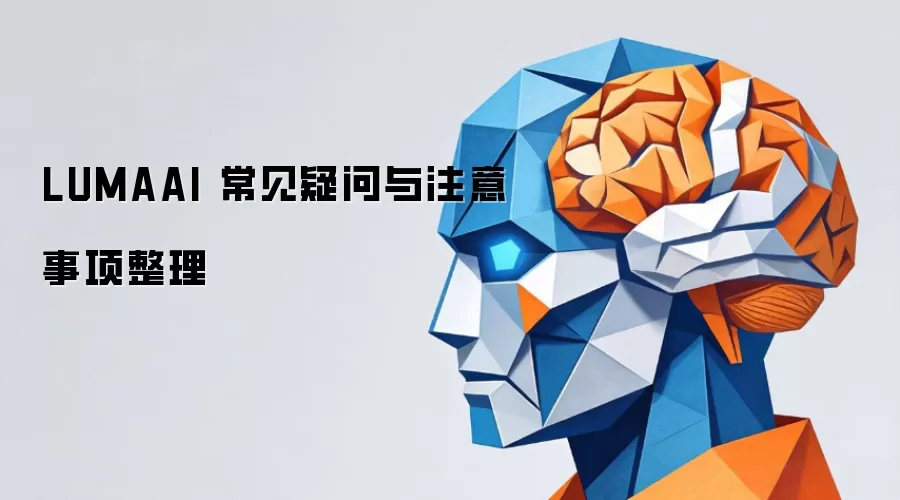LUMAAI 常见疑问与注意事项整理