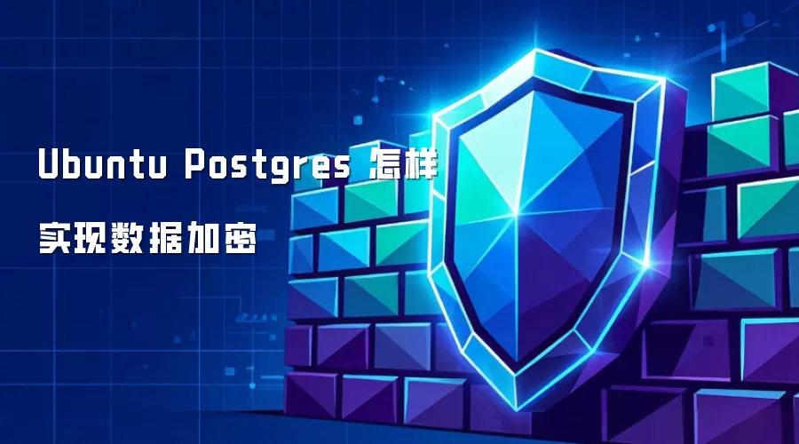 Ubuntu Postgres 怎样实现数据加密
