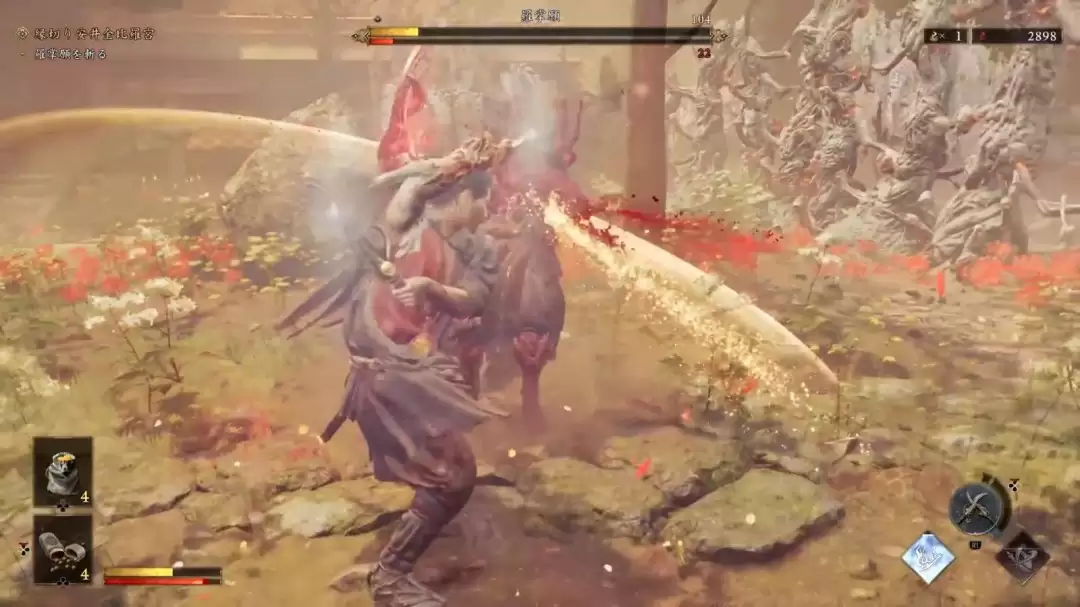 《鬼武者:剑之道》新Boss实机 恶心怪物来袭