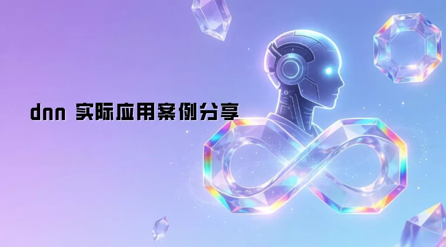 dnn 实际应用案例分享