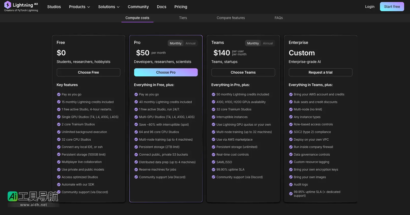Lightning 全面的AI开发平台，助力快速构建AI产品