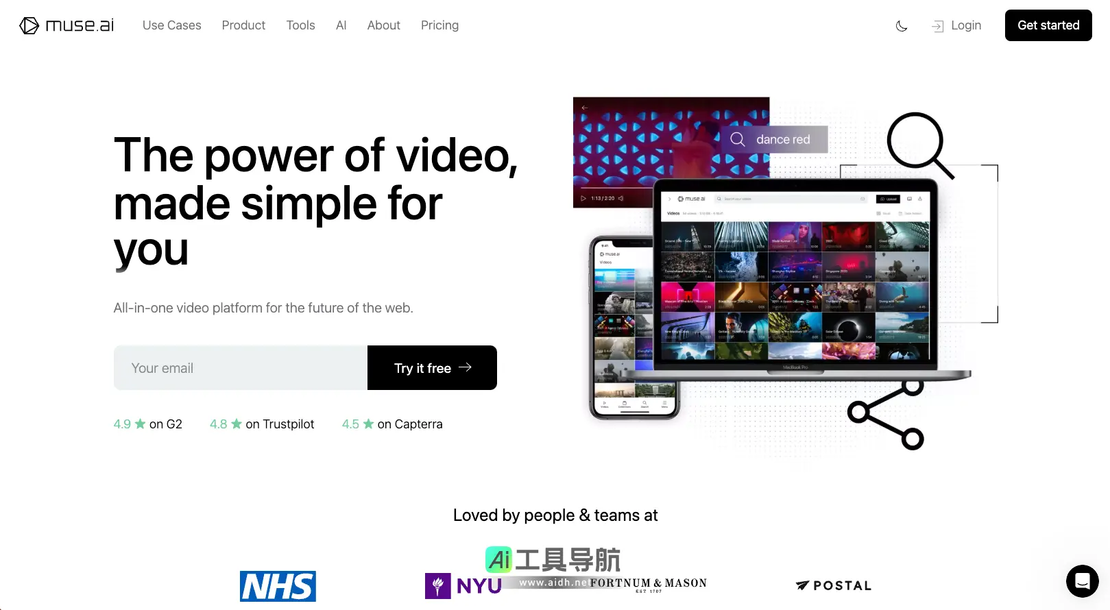 Muse.ai 强大的AI视频搜索与分析平台