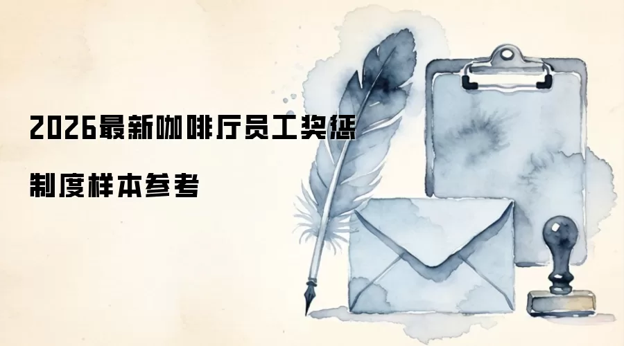 2026最新咖啡厅员工奖惩制度样本参考