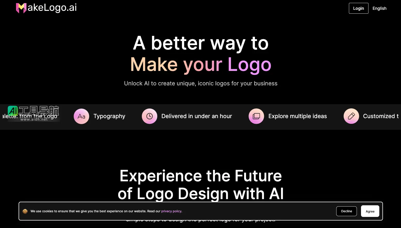 MakeLogoAI 用AI生成商标，打造独特的品牌LOGO标识