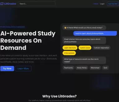 LitGrades AI Flashcards