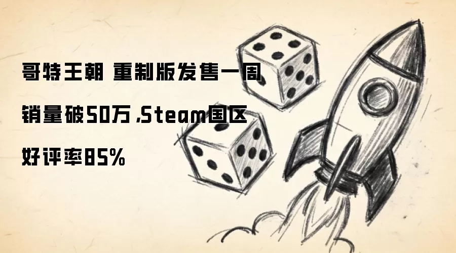 哥特王朝 重制版发售一周销量破50万,Steam国区好评率85%