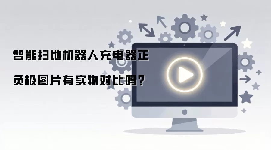智能扫地机器人充电器正负极图片有实物对比吗?